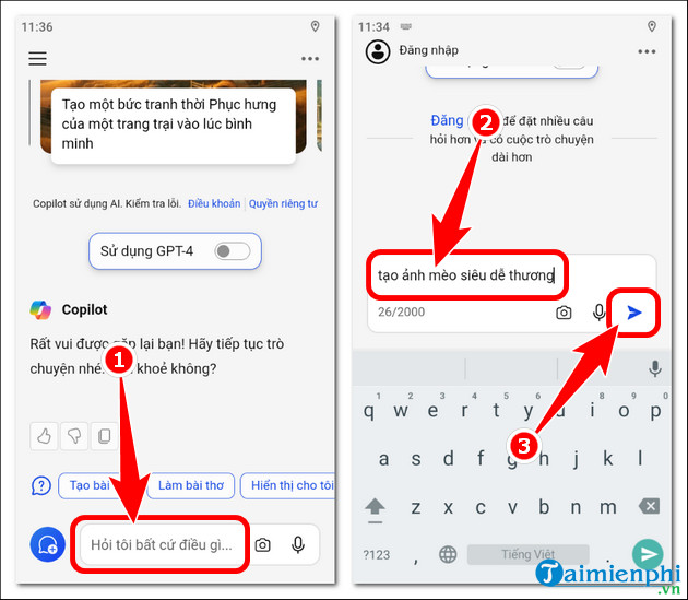 Picture 13 of How to create images using Copilot on PC and phone, creating images using AI.