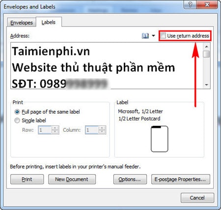 How to create labels, mailing labels in Word 2007 simply Picture 2