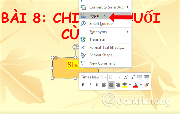 How to create links in PowerPoint - Hyperlink Links Picture 8