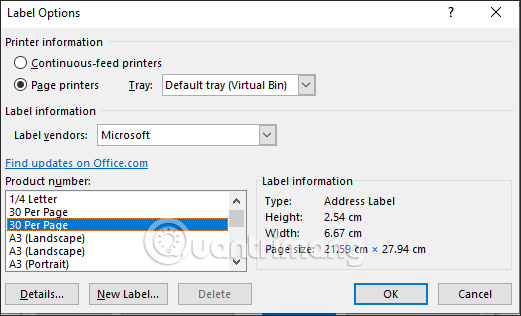 How to create name tags in Word Picture 3