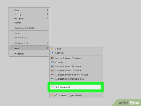 How to Create New Files on Windows Picture 6