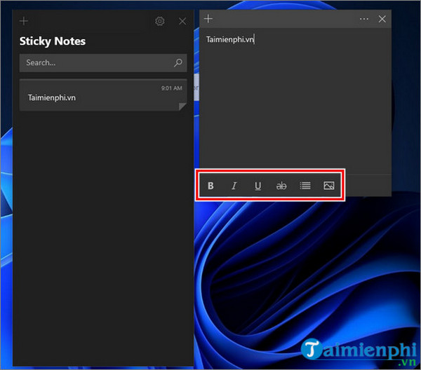 How to create notes on your computer screen using Sticky Notes Picture 10