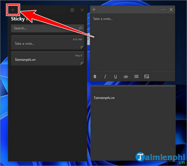 How to create notes on your computer screen using Sticky Notes Picture 8