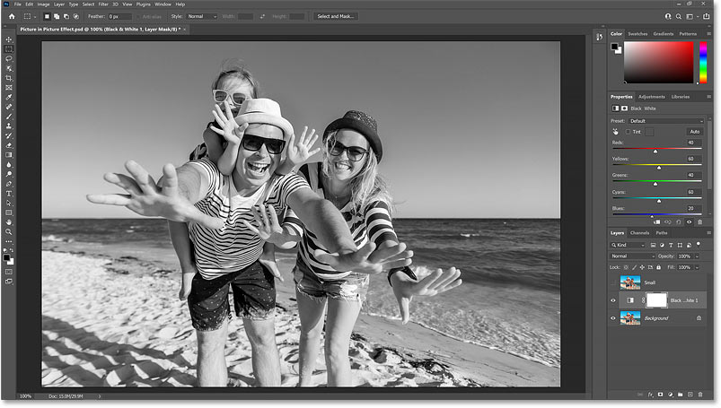 How to create Picture in Picture effect in Photoshop Picture 11