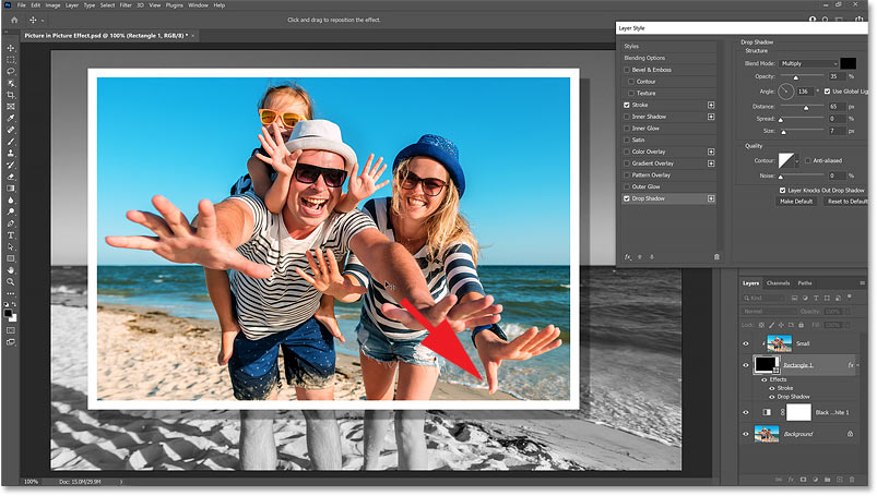 How to create Picture in Picture effect in Photoshop Picture 46
