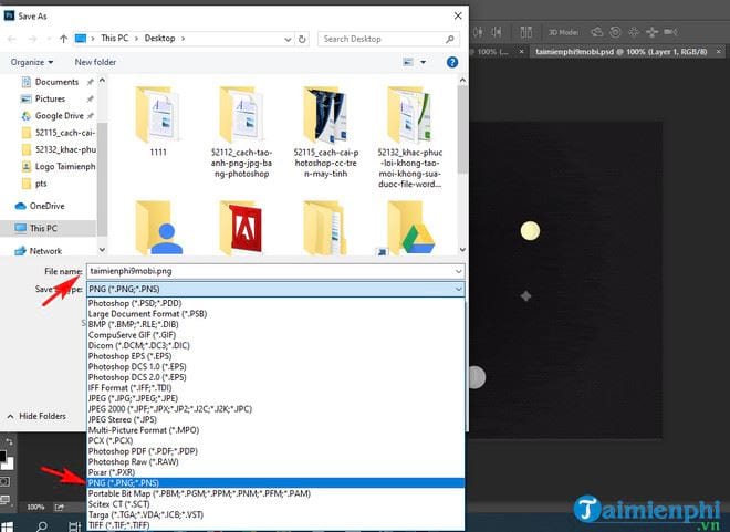 Picture 3 of How to create PNG and JPG images using Photoshop