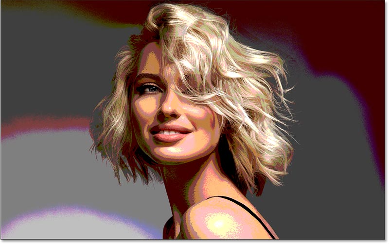 How to create poster effect for photos in Photoshop Picture 14