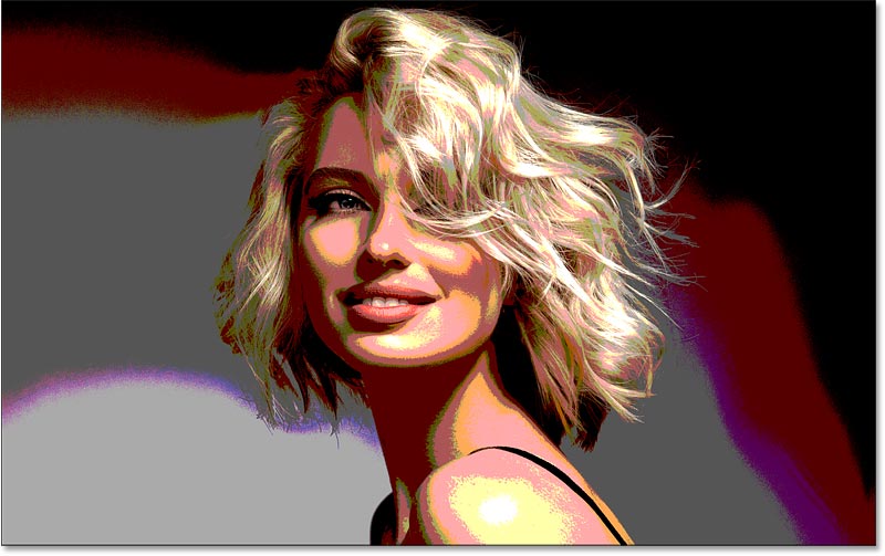 How to create poster effect for photos in Photoshop Picture 5