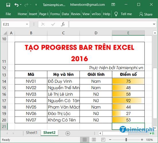 How to create Progress Bar in Excel, conditional progress bar Picture 7