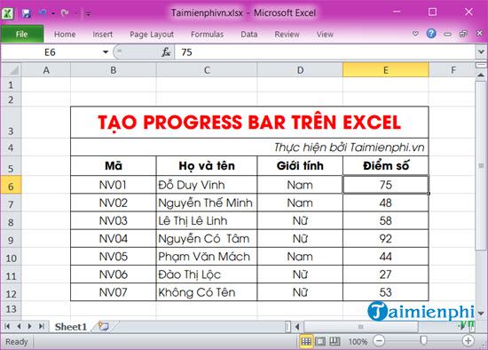 How to create Progress Bar in Excel, conditional progress bar Picture 8