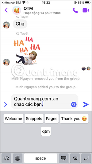 How to Create Quick Messages on iPhone - Create a Template Picture 14