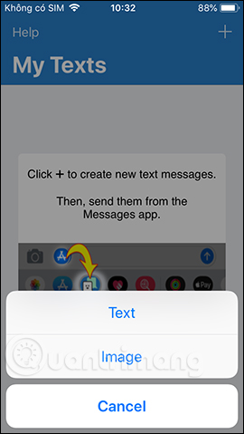 How to Create Quick Messages on iPhone - Create a Template Picture 17