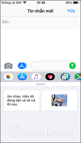 How to Create Quick Messages on iPhone - Create a Template Picture 27