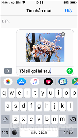 How to Create Quick Messages on iPhone - Create a Template Picture 28