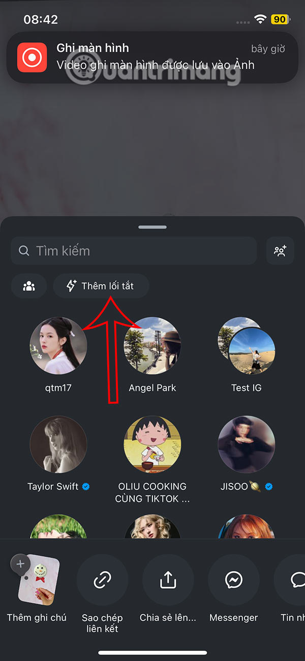 How to create sharing shortcuts on Instagram Picture 2