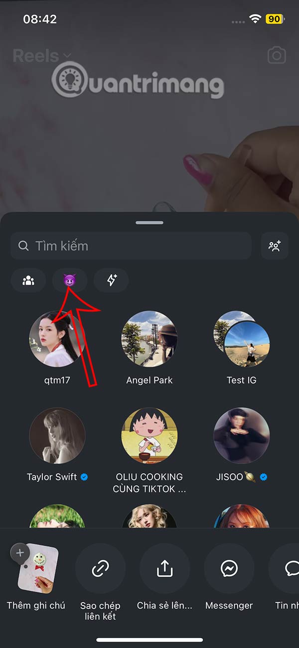 How to create sharing shortcuts on Instagram Picture 6