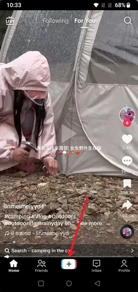 How to create slideshow on TikTok Picture 1