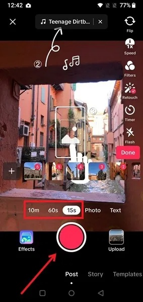 How to create slideshow on TikTok Picture 11