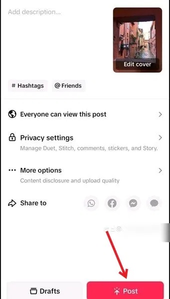 How to create slideshow on TikTok Picture 14