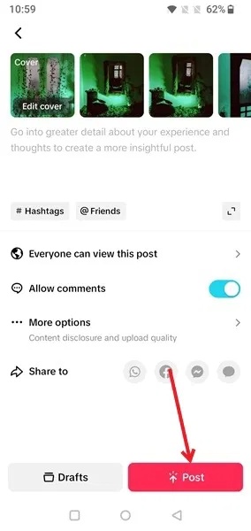 How to create slideshow on TikTok Picture 6