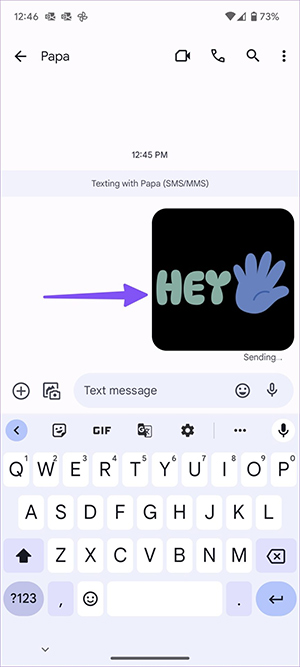 How to create stickers from text on Android phones Picture 6