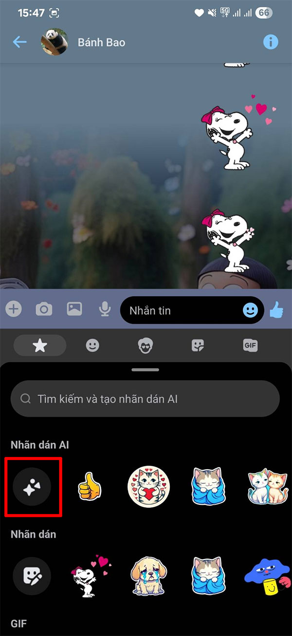 How to create stickers on Messenger using AI Picture 1