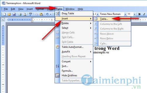 How to create tables in Word on computers Picture 10