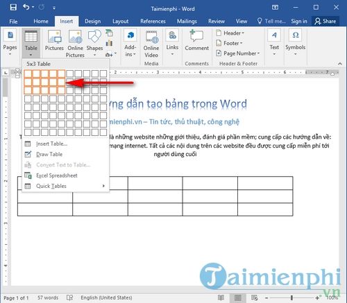 How to create tables in Word on computers Picture 6