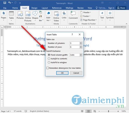 How to create tables in Word on computers Picture 8