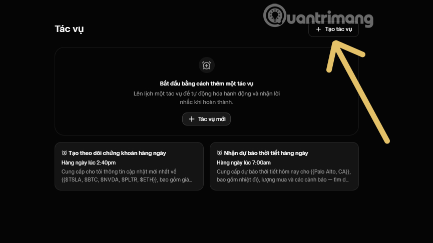 How to create Tasks in Grok Picture 2