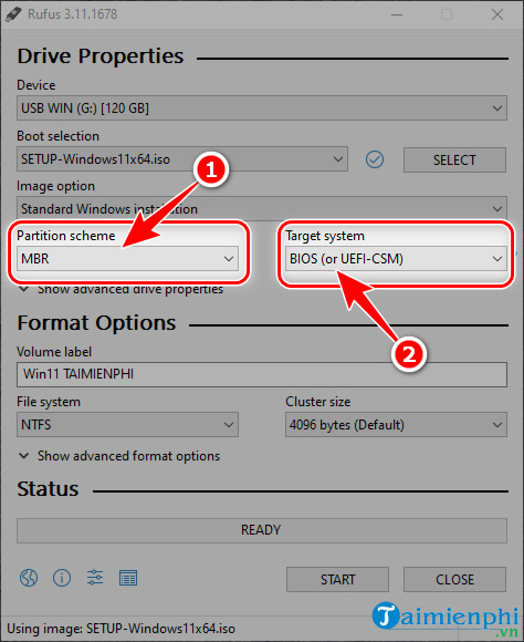 How to create USB BOOT to install Windows 11 from standard ISO file using Rufus Picture 6