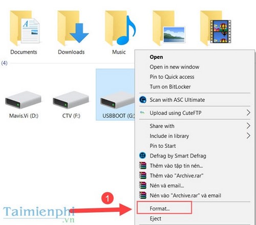 How to create USB boot using Hiren's Boot, ghost Win 10, 8.1, 7 Picture 4