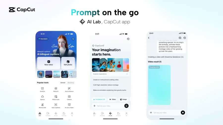 How to create videos using AI with Dreamina Seedance 2.0 in CapCut Picture 2