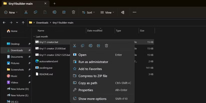 How to create Windows 11 ISO image using Tiny11 Builder Picture 1