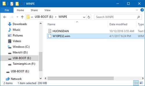 How to create Windows PE, Win mini to fix Windows errors Picture 7