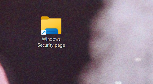 How to create a Windows Security shortcut on Windows Picture 8
