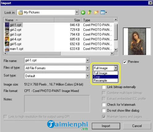 Picture 3 of How to crop a bitmap image in CorelDRAW