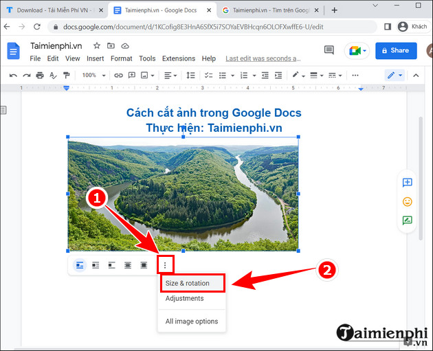 Picture 5 of How to crop images in Google Docs, Google Documents