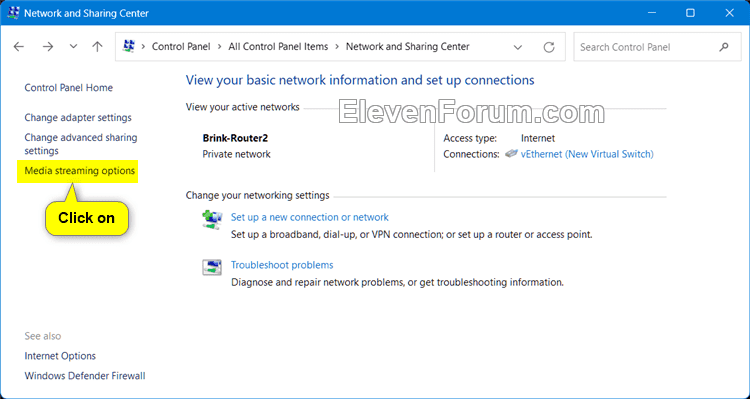 How to customize DLNA Media Streaming settings on Windows 10/11 Picture 1