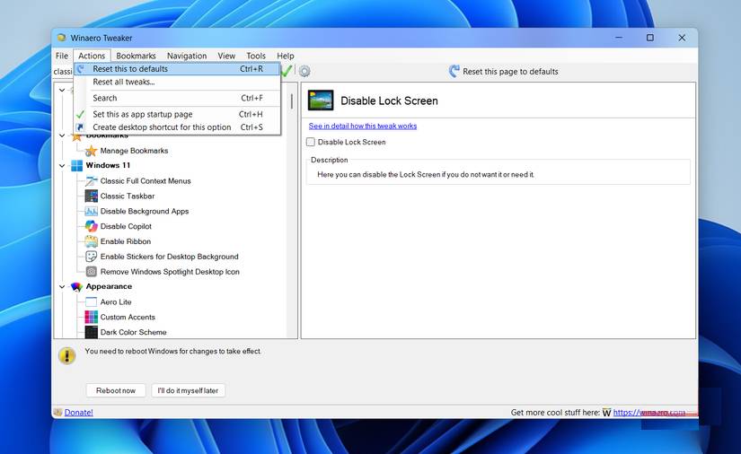 How to Customize Windows with Winaero Tweaker - Change Windows Configuration Picture 11