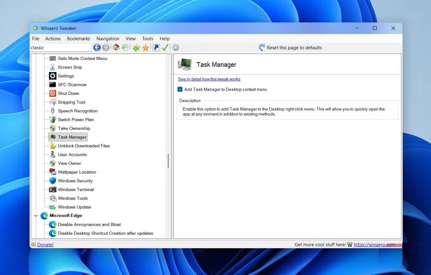 How to Customize Windows with Winaero Tweaker - Change Windows Configuration Picture 2