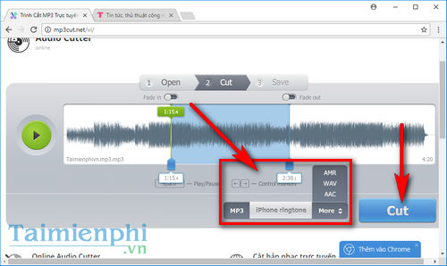 How to cut MP3 music without using software, export MP3 file Picture 5