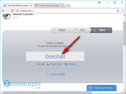 How to cut MP3 music without using software, export MP3 file Picture 6