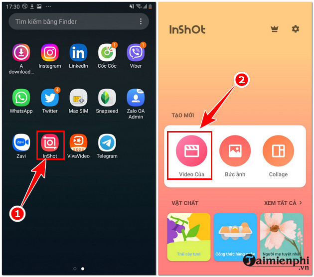 How to cut videos on InShot simply and quickly Picture 1