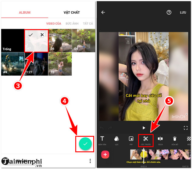 How to cut videos on InShot simply and quickly Picture 2