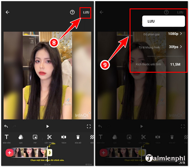 How to cut videos on InShot simply and quickly Picture 4