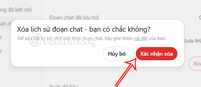 Instructions to delete all ChatGPT chat history on phone, computer Picture 4
