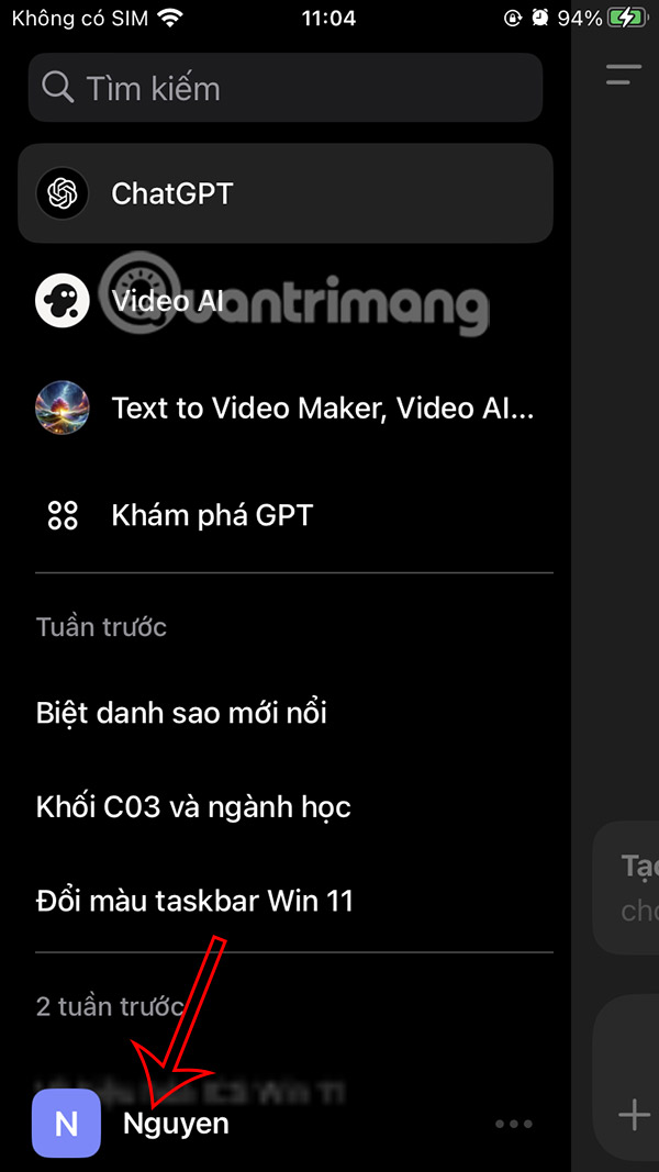 Instructions to delete all ChatGPT chat history on phone, computer Picture 6