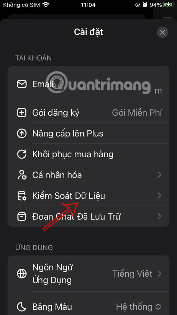Instructions to delete all ChatGPT chat history on phone, computer Picture 7