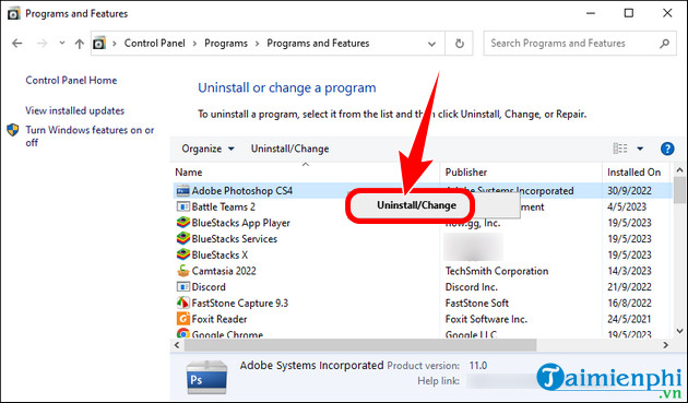 How to delete applications on Windows 11 and 10 computers quickly and simply Picture 6